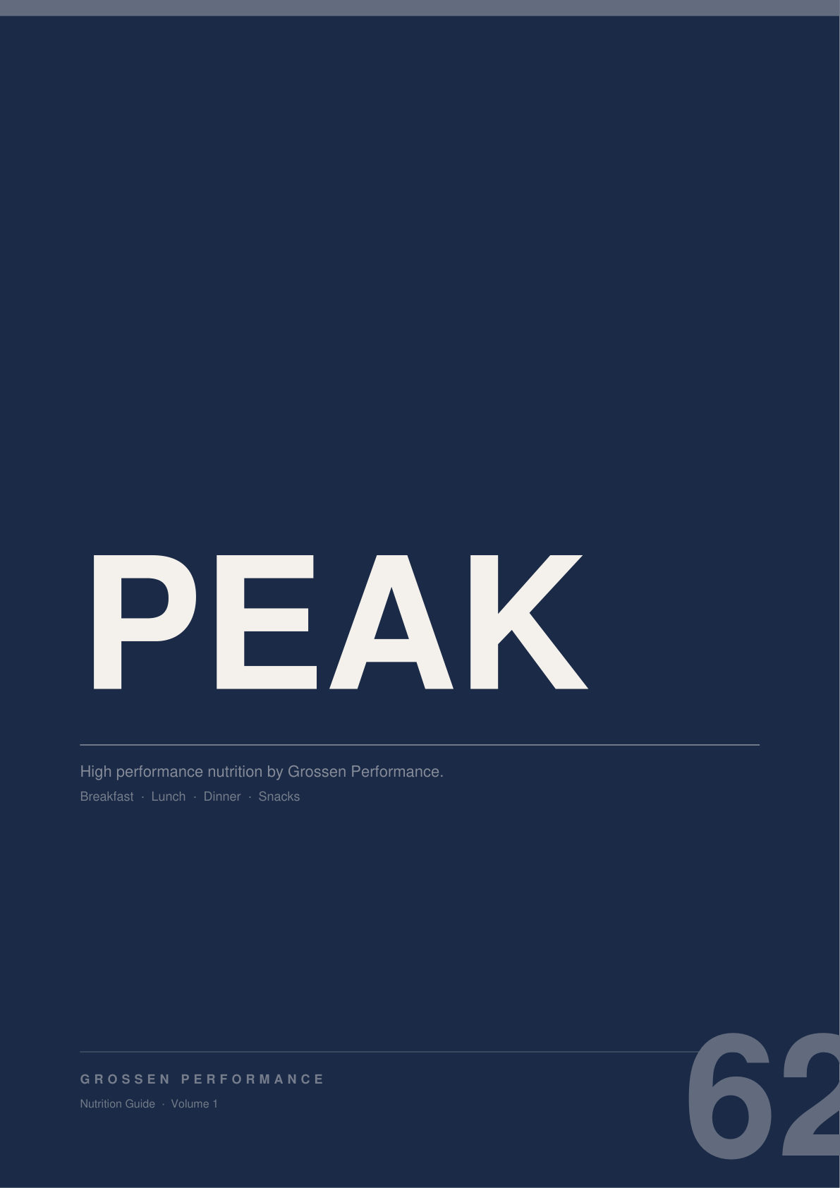 PEAK cover